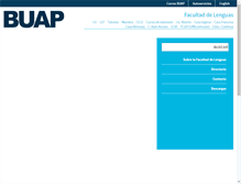 Tablet Screenshot of facultaddelenguas.com